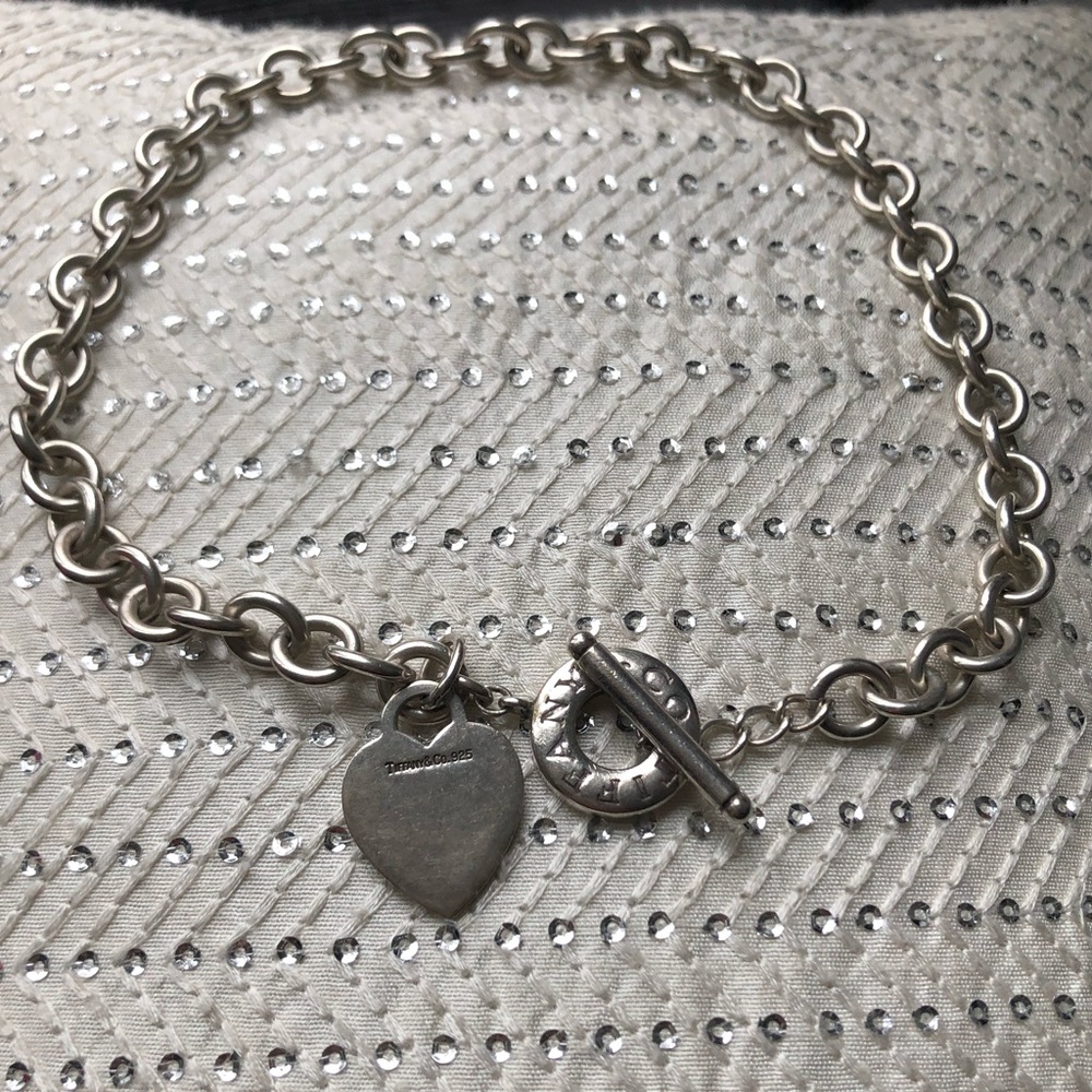 Tiffany & Co Heart Toggle Necklace